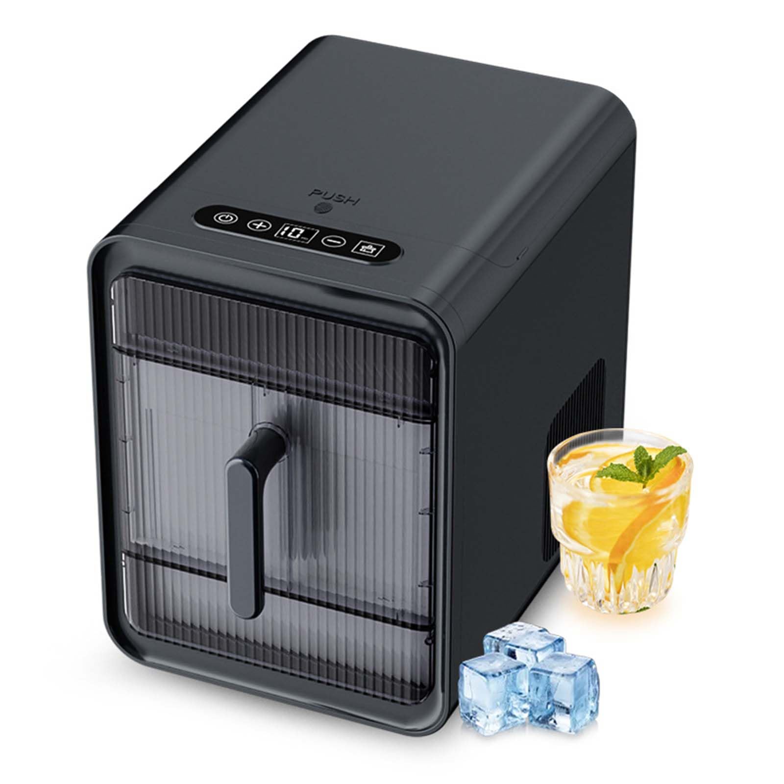 Maker di ghiaccio tavolo da contropiede compatto per produttore ghiaccio macchina ghiaccio portatile 12 pezzi/10 minuti tavolo serbatoio dell'acqua 1 5 litri auto -pulizia bar cucina ufficio ca