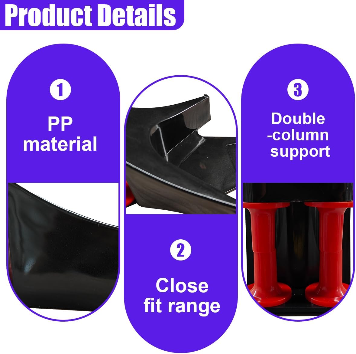 YoRise 4PCS Car Hose Guide, Non-Slip Plastic Automotive Hose Roller Tool for Wheel Washing, Preventing Hoses Stucking and Snagging Under Tires, Car Wash Supplies for Most Cars (Black)