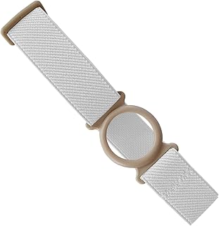 Diasticker® Banda de fijación Freestyle Libre, aro: beige (tamaño pequeño: 18 – 25 cm, blanco), flexible, resistente al agua, sensible | fijación y protección del sensor | selección de colores