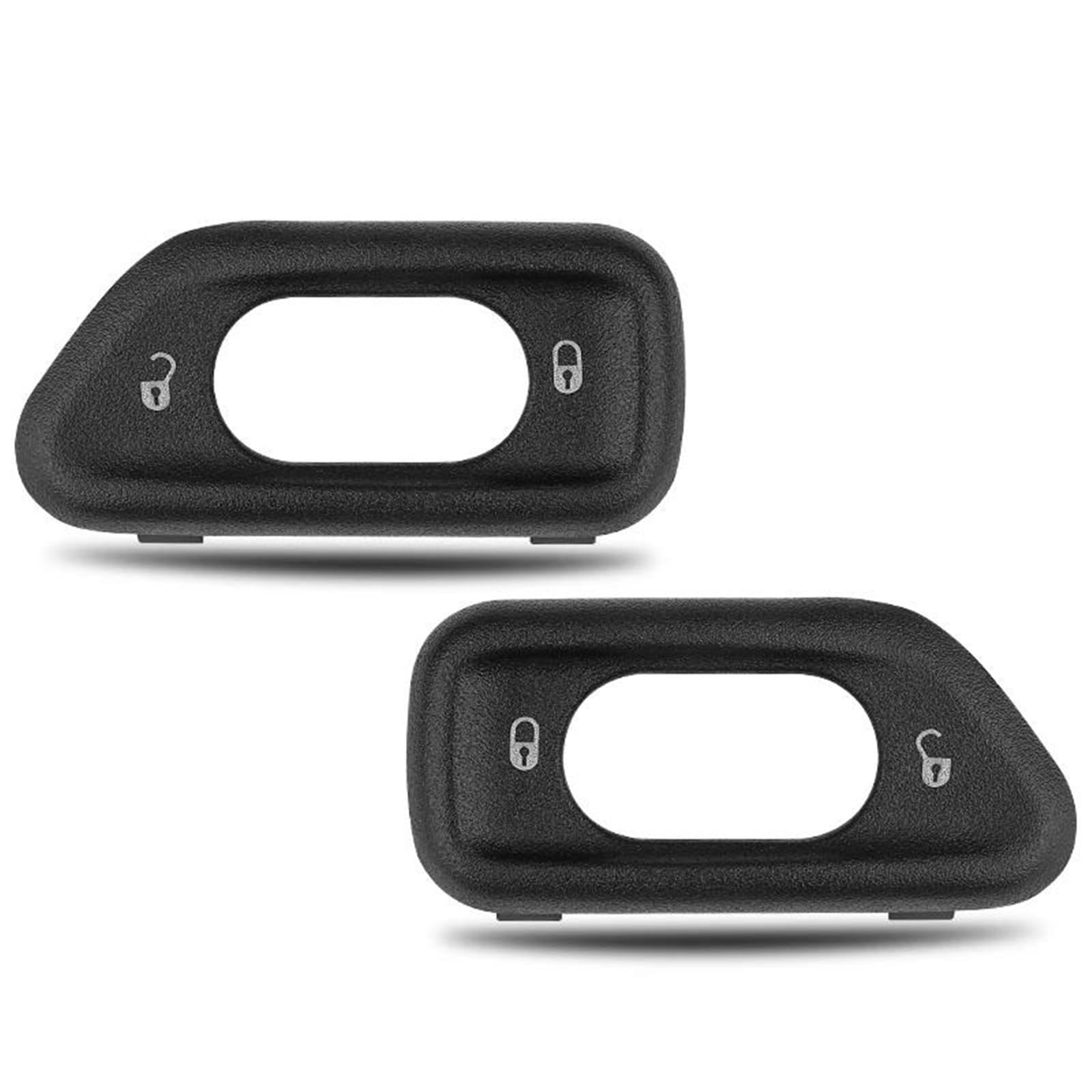ZAPORA Car Door Lock Switch Bezel Cover LH & RH for Jeep for Wrangler JK 2011 2012 2013-2018 68185911AA 68185910AA(Left Right)