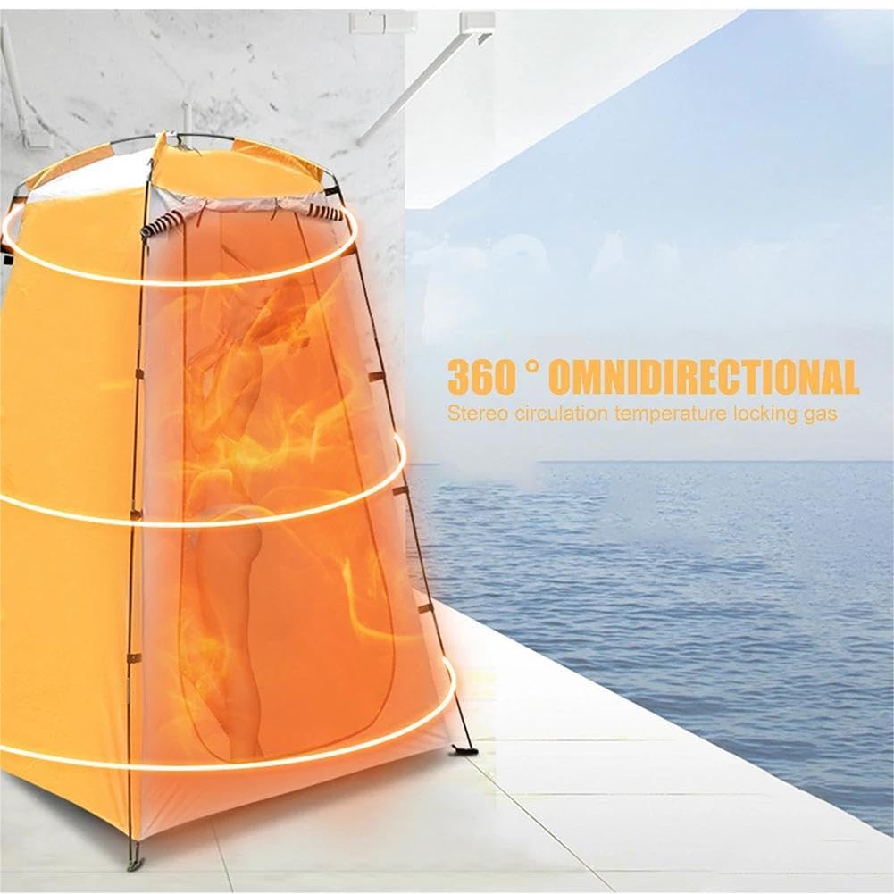 Tienda de Ducha, Tienda de Ducha Plegable Pop-up Automático Instantáneo Gabinete de Cambio, Tienda de Ducha Impermeable Anti-UV Tienda para Camping, Pesca, Playa, Ducha, Cambiar