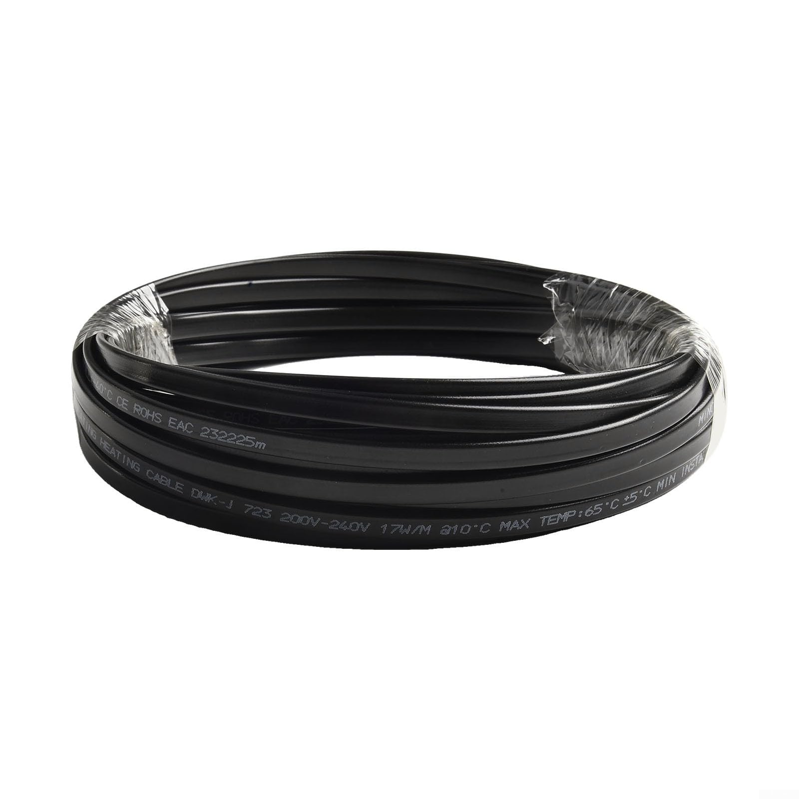 Self-Regulating Heating Cable for Roof, Gutter and Water Pipe Freeze Protection, 220V Electric Trace Wire with PTC Technology, Industrial Pipeline Frost(10M)
