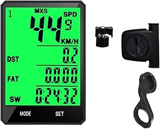 Bike Speedometer, Bike Computer Wireless And Wired MTB Bicycle Cycling Odometer Stopwatch Speedometer Watch LED Bike Monitor Cycling Gadgets Meter M1 Cycling ANT+ Cadence Sensor Heart Rate Monitor