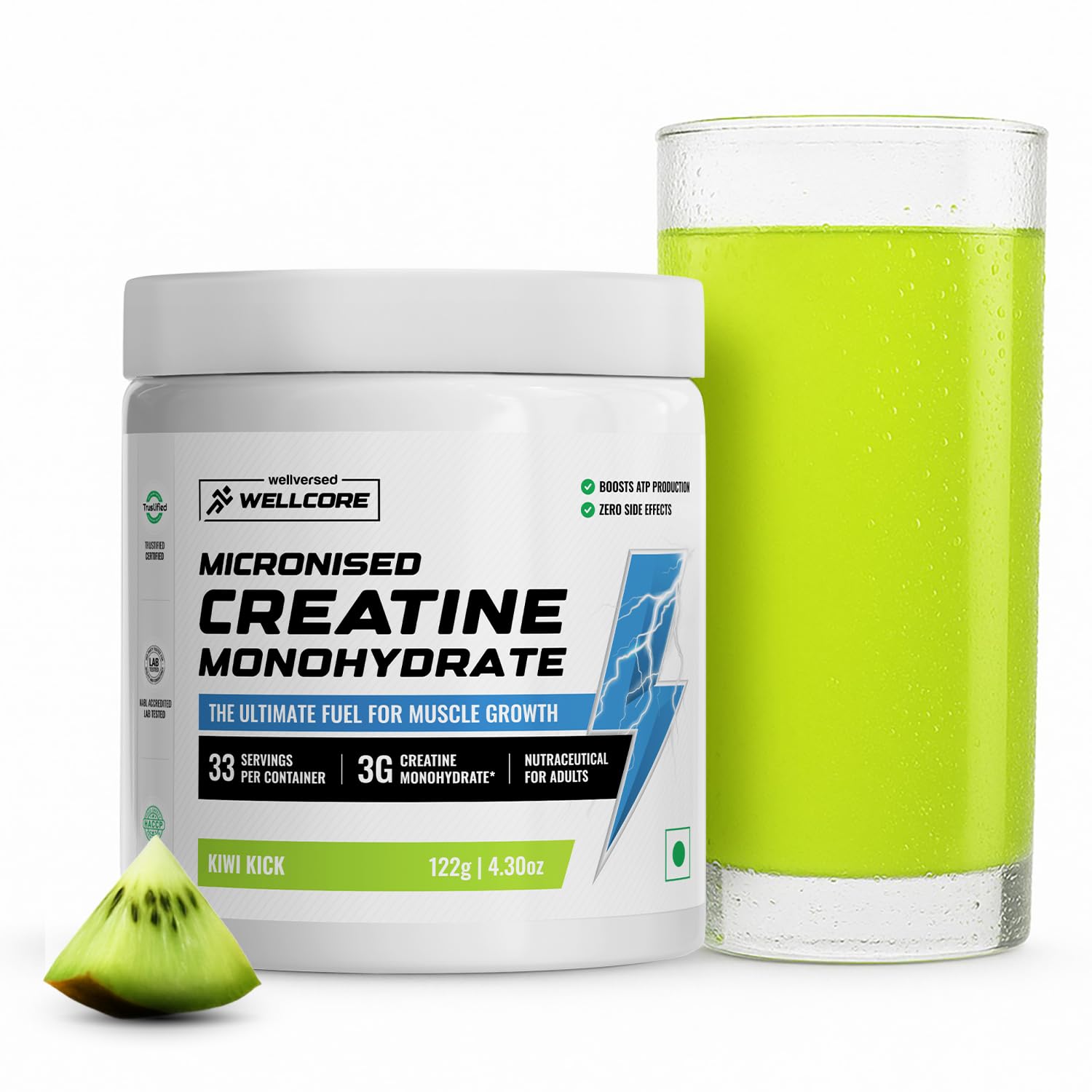 Wellcore Creatine Kiwi Kick 122g