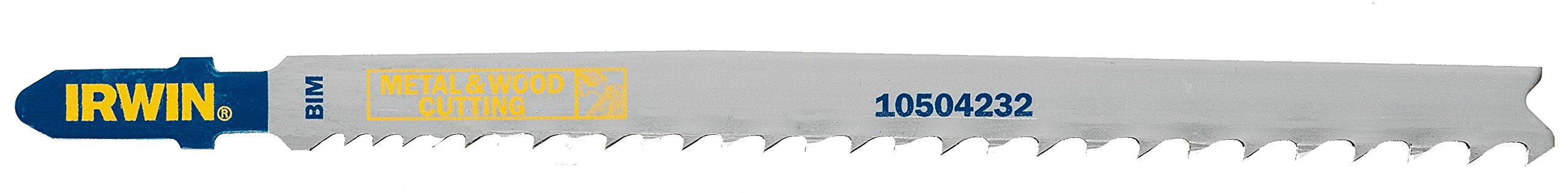 Irwin Metal/Wood Cutting Jigsaw Blades (5) gressive Teeth T Shank 132mm