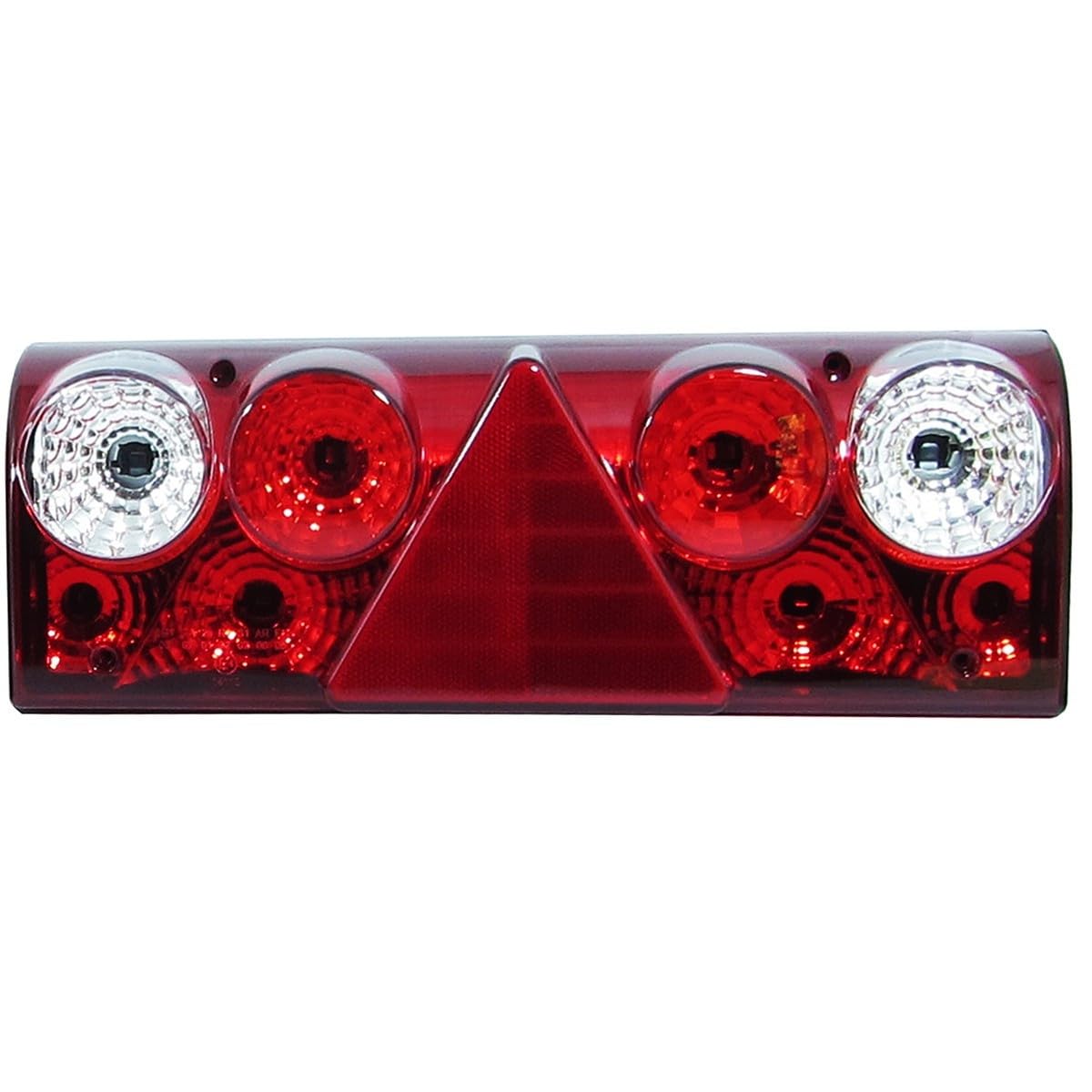 Generisch 2 x Luz trasera izquierda derecha compatible con Schmitz Europoint 2 Scania MAN remolque camión luz trasera con enchufe E-test 1157244 256200501