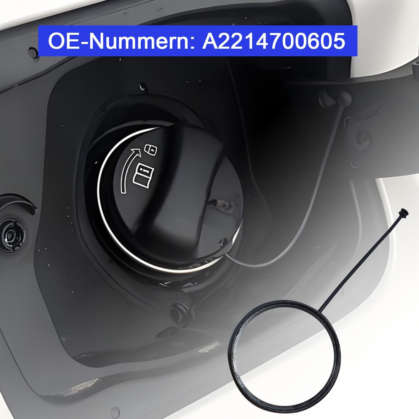 Taśma mocująca do Mercedes Benz akcesoria MB C E S Klasa W W203 W169 W171 W172 W204 X204 W211 W212 W220 W221 W245, korek wlewu paliwa, taśma mocująca, gumowa taśma do pokrywy wlewu paliwa, akcesoria