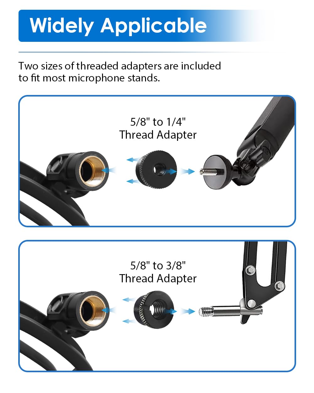 Soporte de choque de onda, [construido a medida para micrófono de onda] Soporte de suspensión antivibratoria compatible con Elgato Wave: 1 y onda: 3 micrófonos