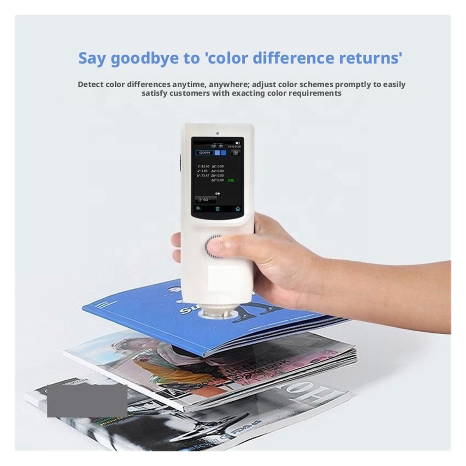 Espectrofotómetro, Probador Plástico Portátil Del Color Colorímetro Espectrómetro CR7 D/8 PDA 3nh