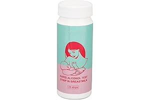 25PCS Breast Milk Alcohol Test Strips For Nursing Moms