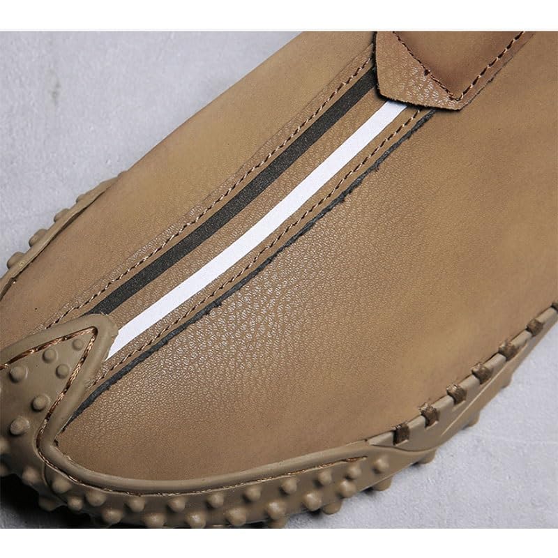 Men's Retro Soft Sole Slip-on Casual Shoes Fashionable Patchwork Round Toe Oxford Shoes Men Comfortable Versatile Shoes for Travel Driving Mountaineering4