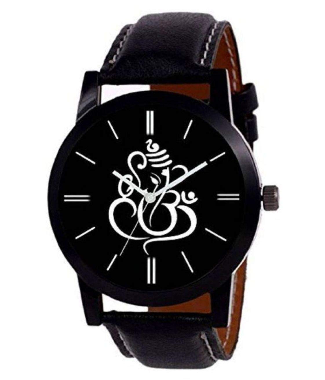 Maa Creation Ganesh Mens Watch (Black) (B07MHL329G) Amazon Price History, Amazon Price Tracker
