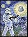 STAR WARS Women's Stormtrooper Starry Night Racerback Tank Top - Black Heather - Large