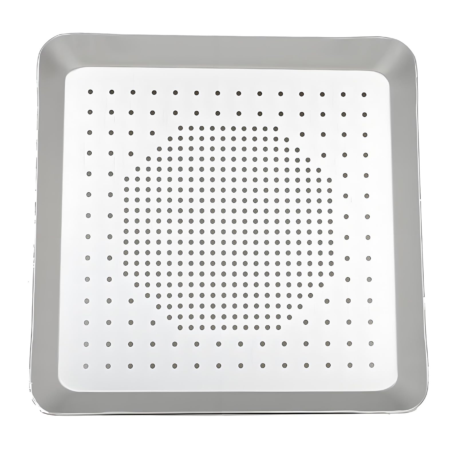 Tsophreniq Nonstick Aluminum Alloy Pizza Pan Square Shape Baking Tray Perfect for Homemade Pizzas Breads and Pastries Square Baking Tray