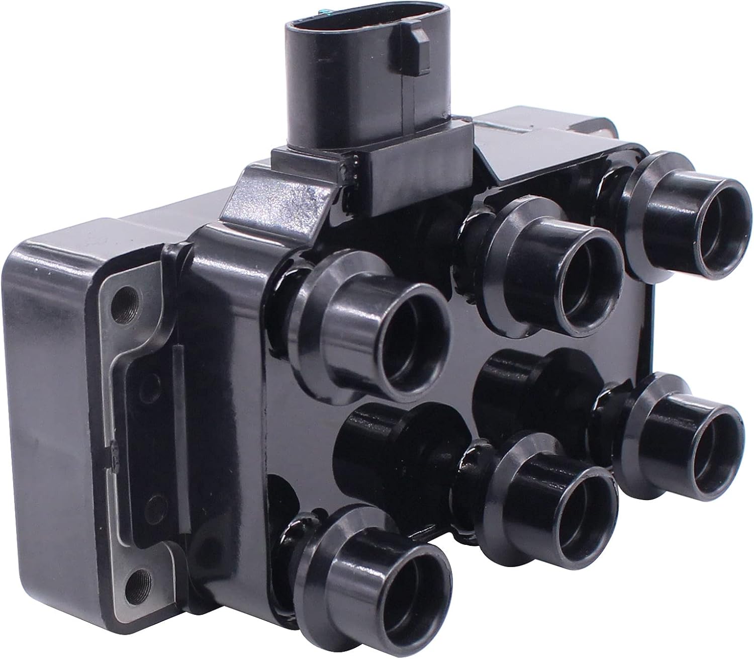 NewYall Ignition Coil Pack and 6 Spark Plug Wires Kit for Ford Explorer 2001-2002, Explorer Sport Trac 2001-2005, Ranger 2001-2011