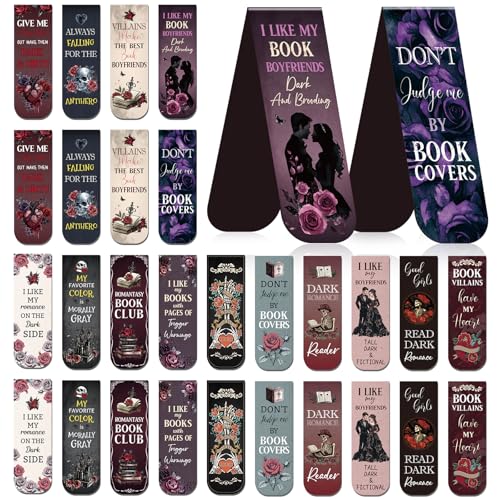 Wxiben London Magnetic Bookmark Gifts - 48PCS British Magnetic Bookmarks UK England Travel Book Marks Magnets Page Marker Clip for Women Travel Students Teacher Reading London Lover Souvenirs Gift