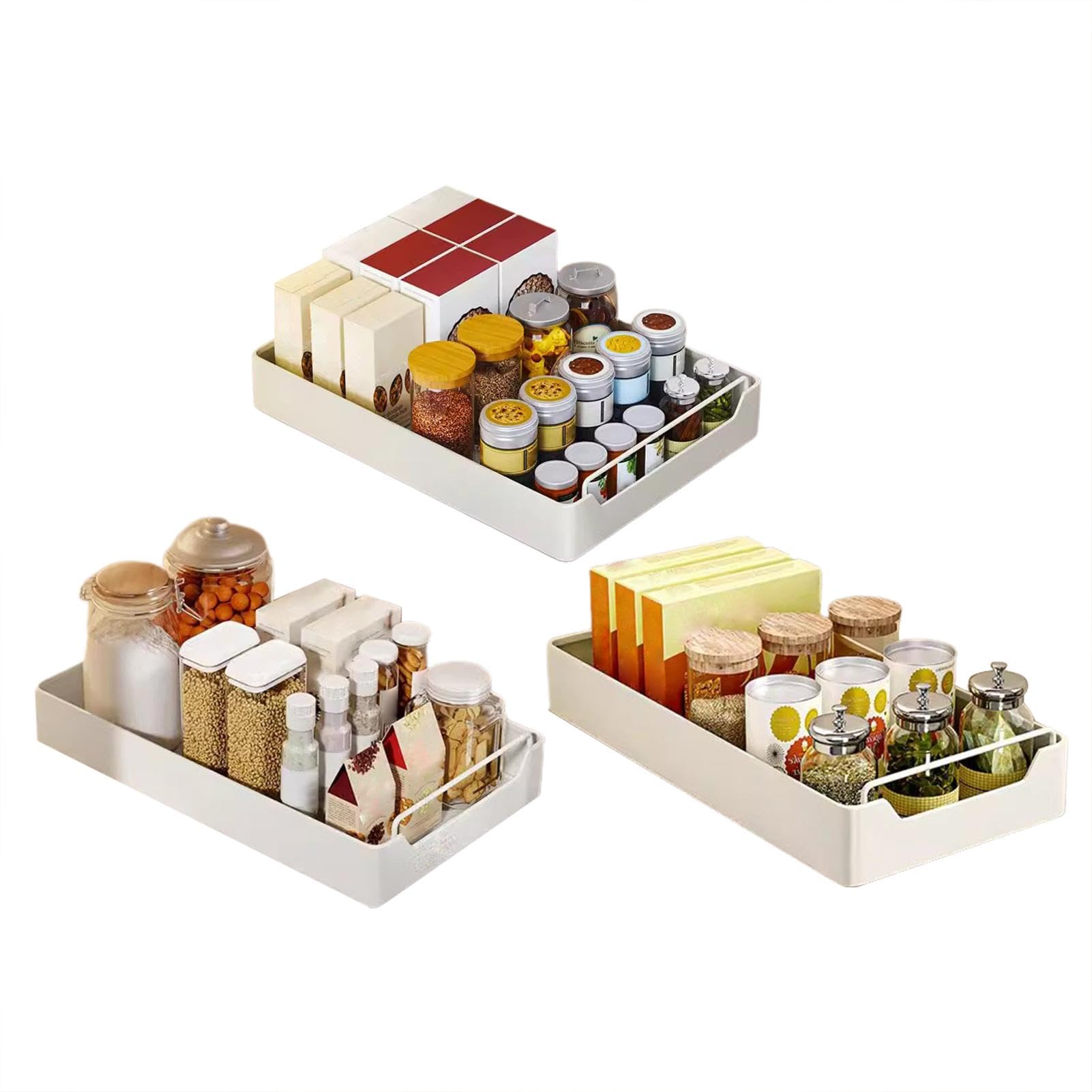 Schubladen-Utensilien-Organizer – Besteck-Organizer | einfache Installation, Schubladen-Organizer, Küche, ausziehbare Schublade, ausziehbare Schublade, ausziehbare Utensilienschub