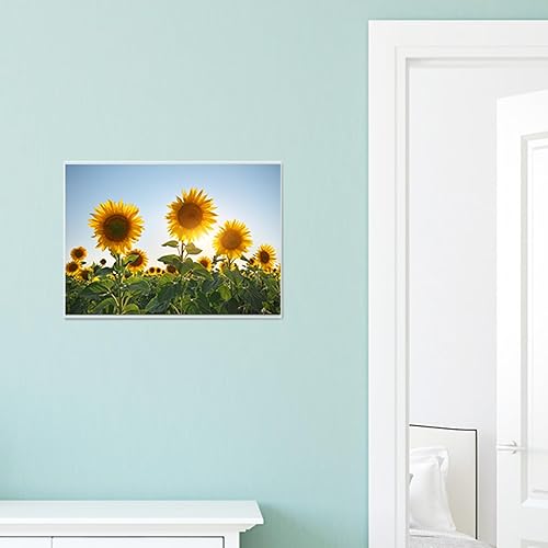 Miniatura 7 de MaxGear Portarretratos para montaje en pared de 8.5 x 11 pulgadas, portarretratos transparente, soporte para documentos de pared, marco de pared