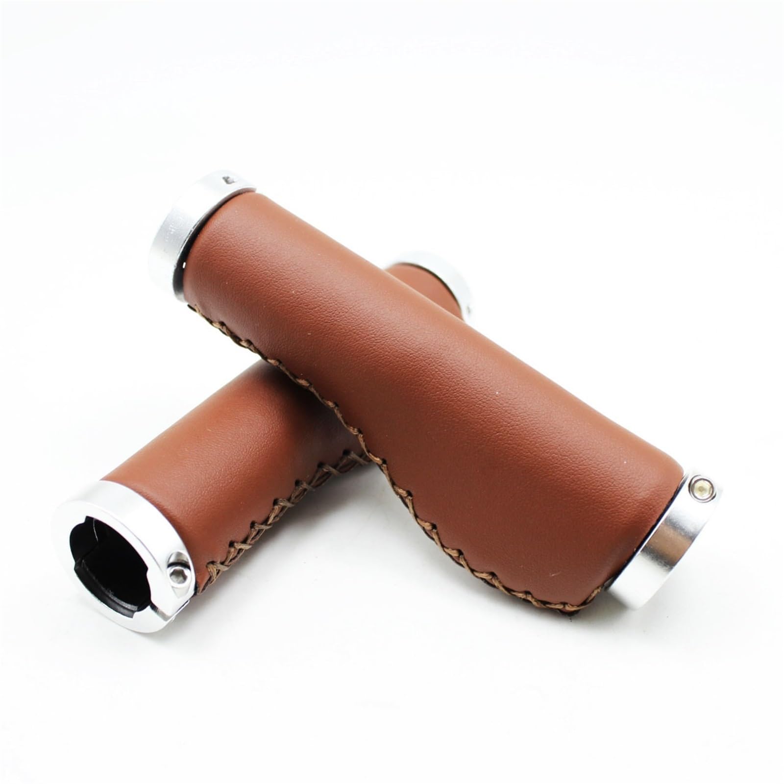 Fahrrad Griffe,Fahrradgriffe PU Fahrradgriffe Bequeme Vintage-Durable Retro Fahrrad-Gebirgsfahrrad faltendes Fahrrad Griff-Handgriff Zubehör Fahrradteile