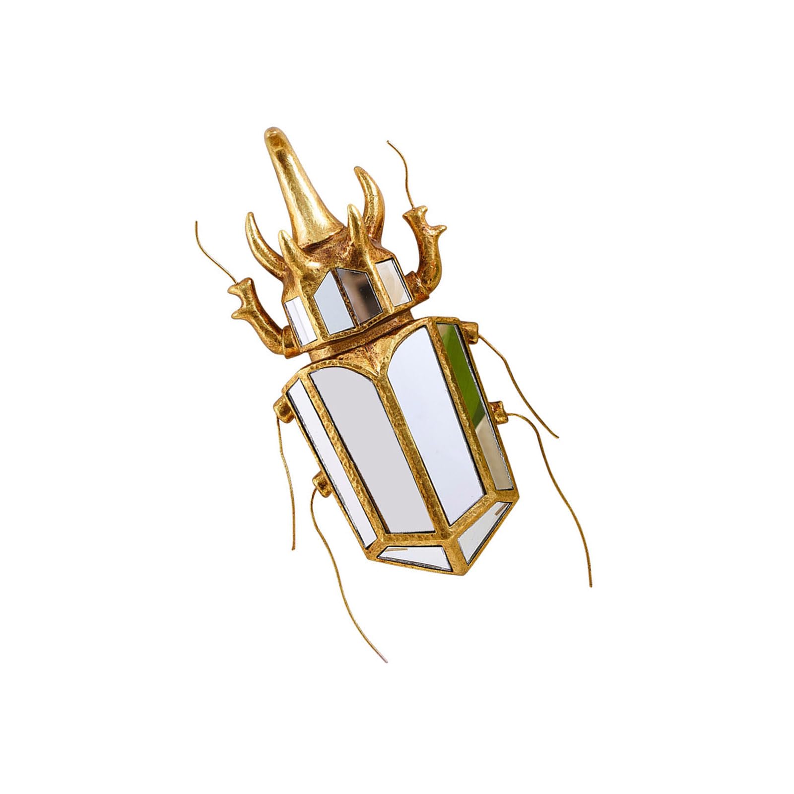 Zxfdsfdbnm Ornate Resin Mirrored Wall Art Decorative Sculpture for Living Room Bedroom Decors Background Housewarmings Gifting Romantics Resin Wall Sculpture