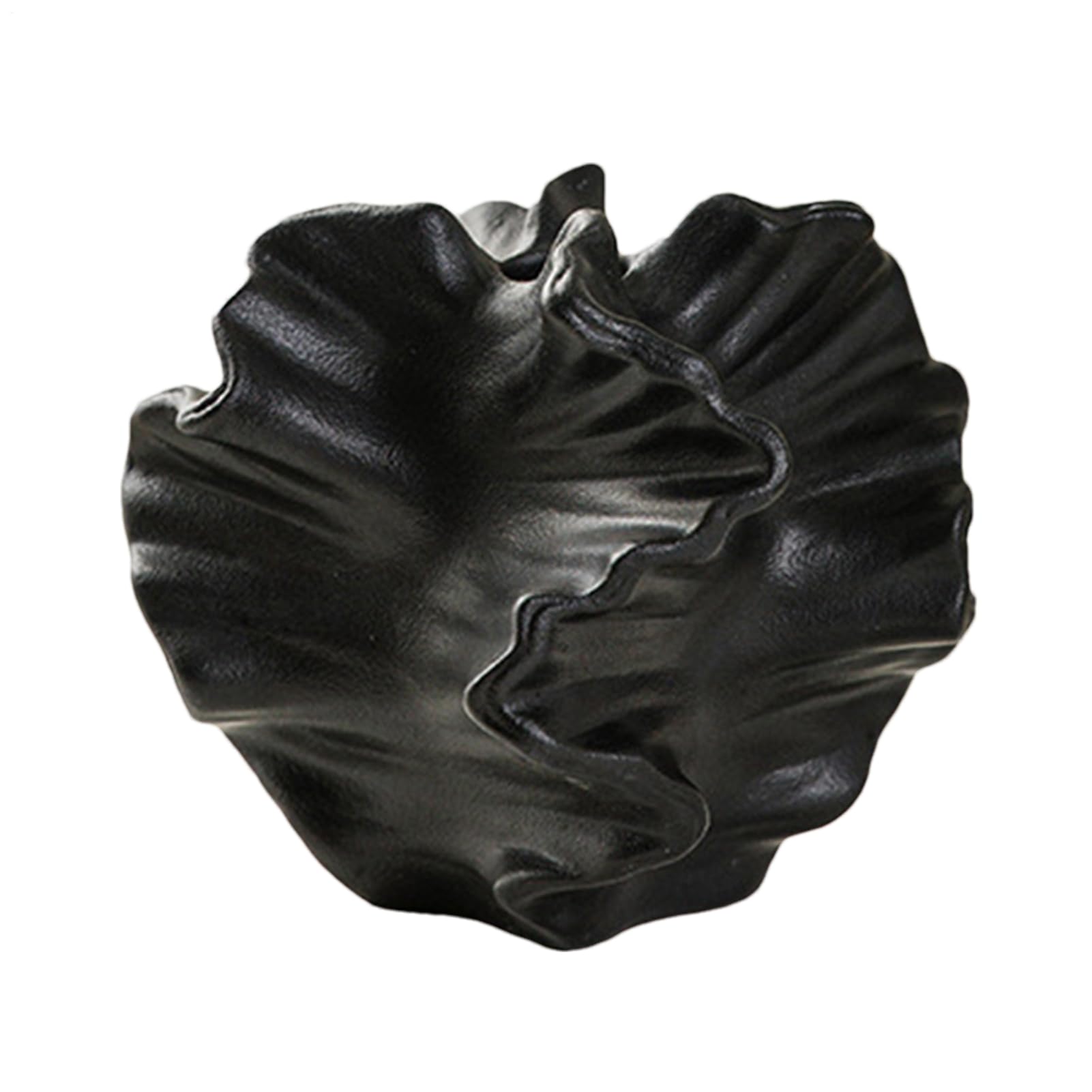 Vase corail en céramique artisanale, centre de table esthétique haut de gamme