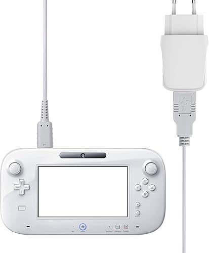 Miniatura 2 de YOUSHARES Wii U Gamepad - Adaptador de carga de alimentación intercambiable, cable de alimentación adaptador de CA y cable para Nintendo WiiU