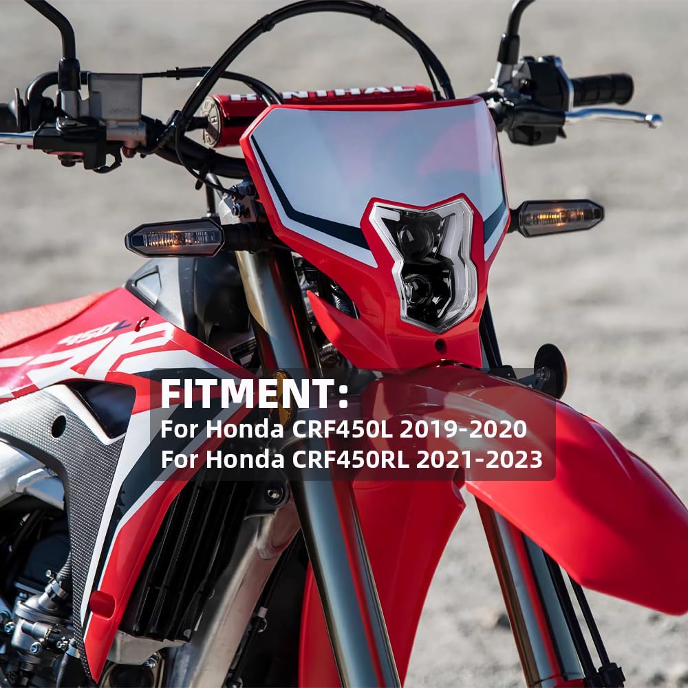 Dirtbike Accessory Universal Dirt Bike Headlight Compatible With