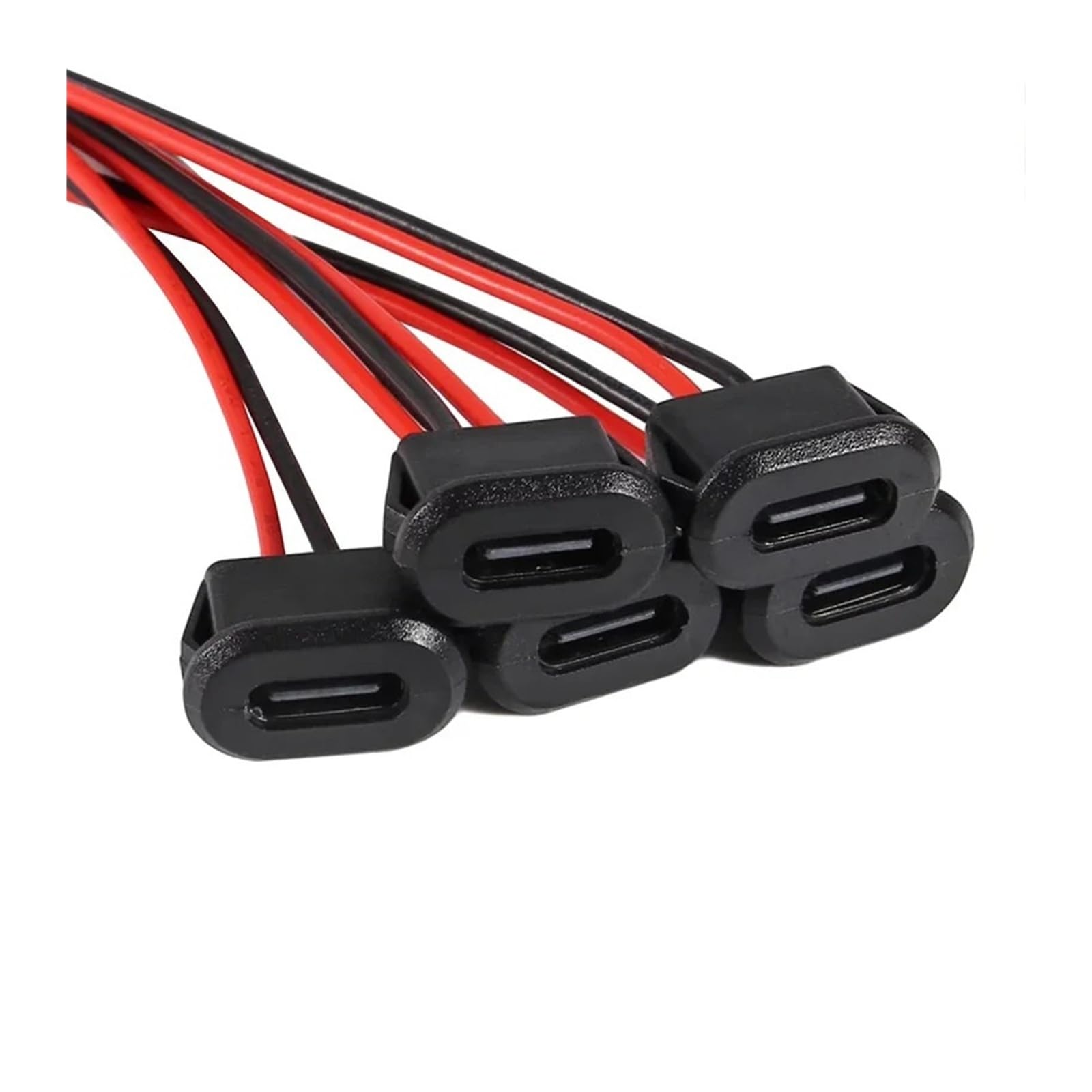 Typ C żeński 2pin USB Socket Fast Charging Port Connector Jack (5 szt.)