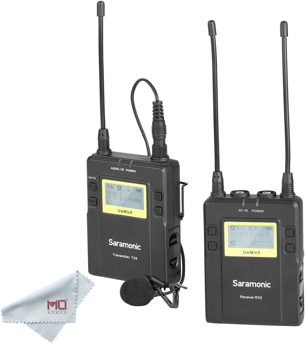 Saramonic UwMic9 96Channel Digital UHF Wireless Lavalier