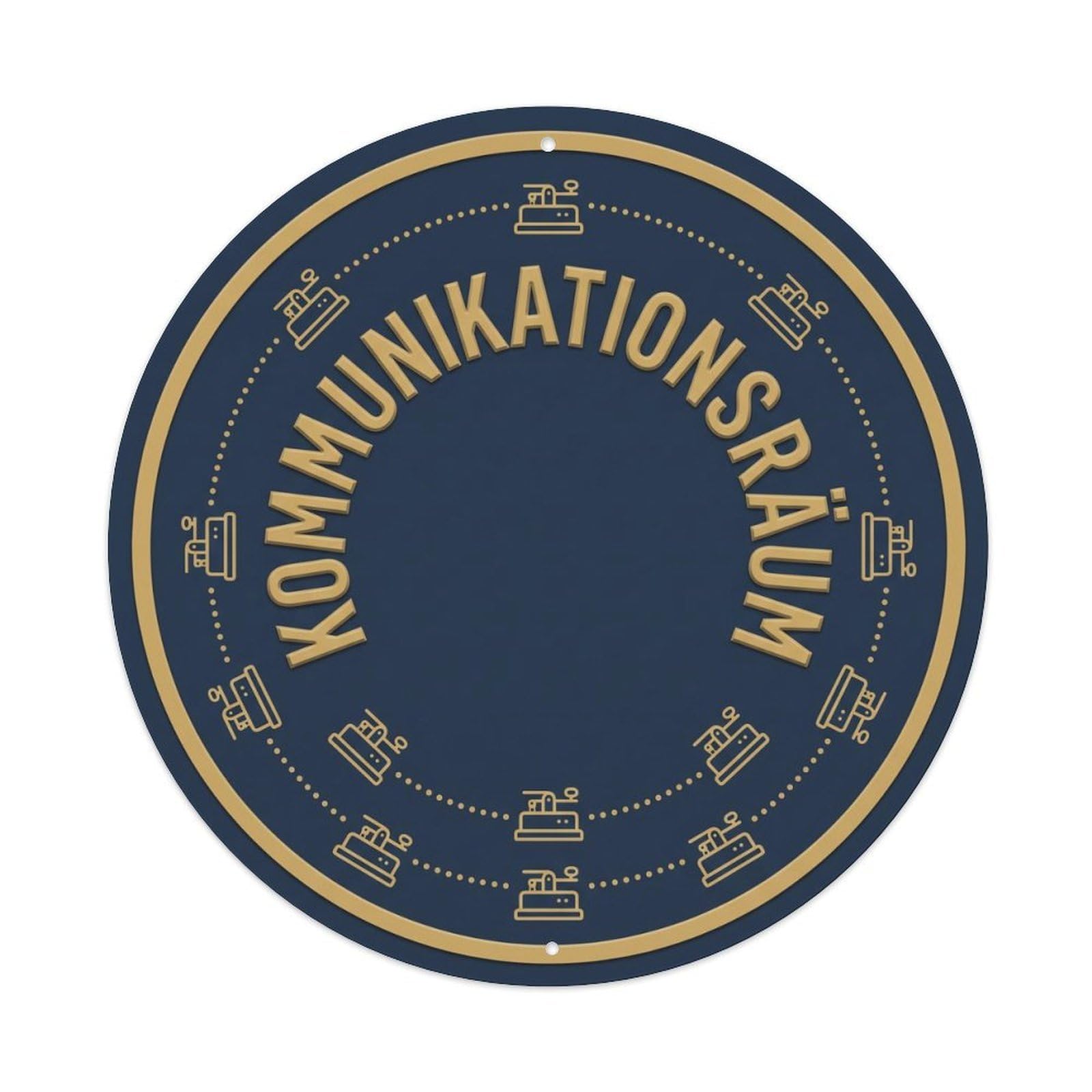 Metal Tin Sign Vintage Kommunikationsraum Text Telegraph