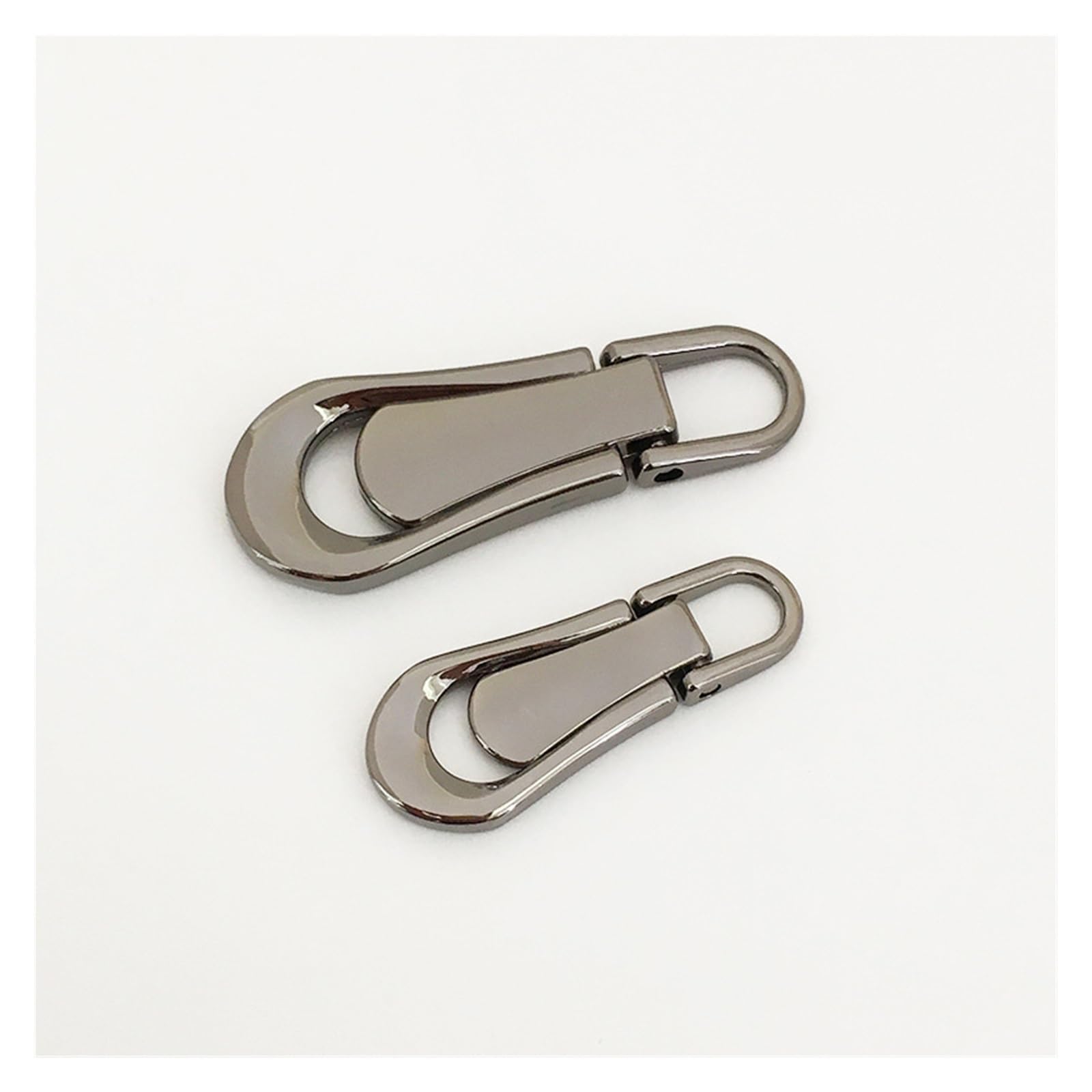 Tirones para deslizamientos de cremallera de metal Deslizadores de cremallera de Metal, lengüeta extractora de cabeza, kits de reparación de cremalleras, accesorios for bolsas de ropa, costura artesan