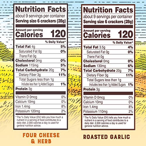 Triscuit Crackers 4 Flavor Variety Pack, 4 Boxes - Thumbnail 4