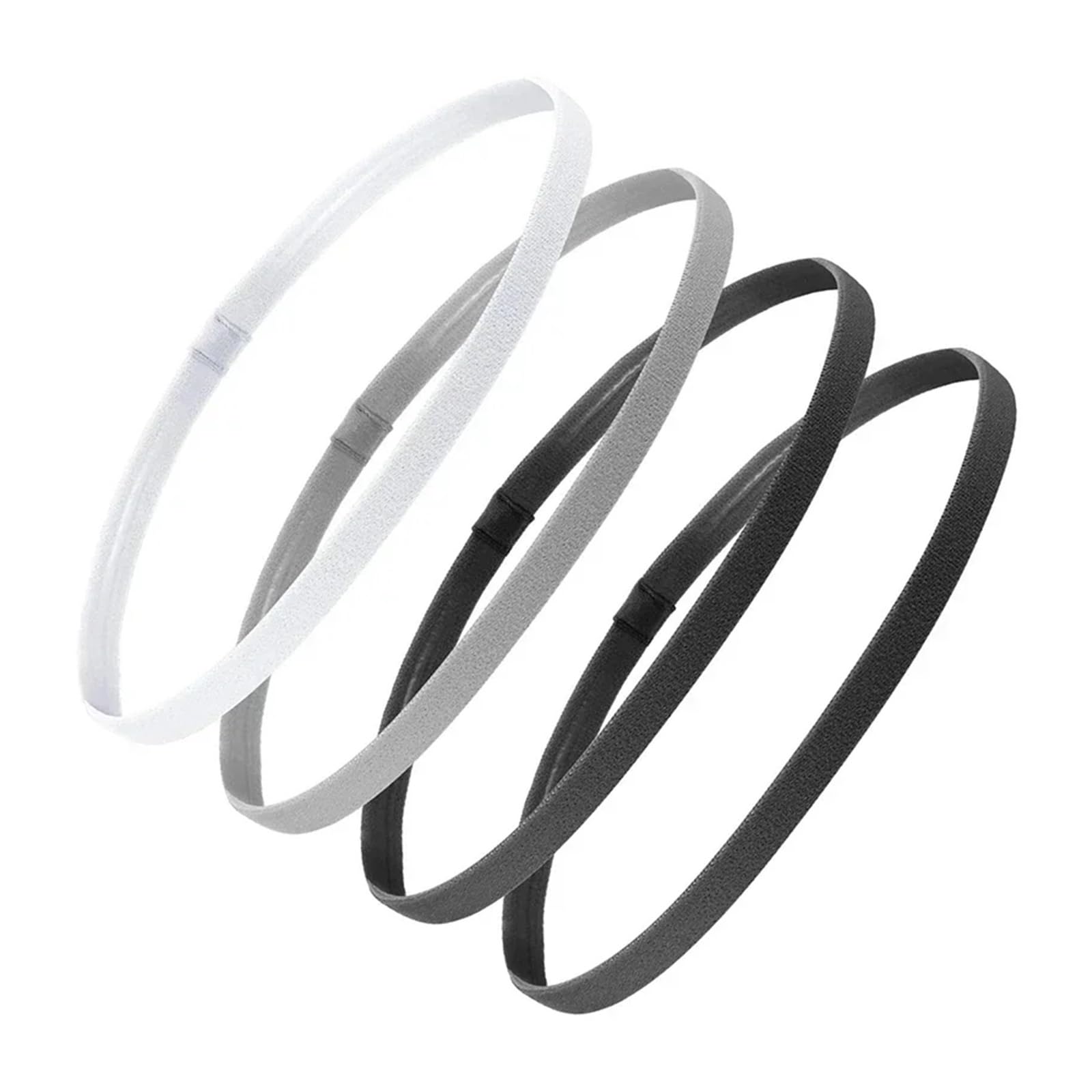 Generico Fasce for capelli for da uomo, elastiche, antiscivolo, for sport all'aria aperta, fasce for esercizi, for le donne
