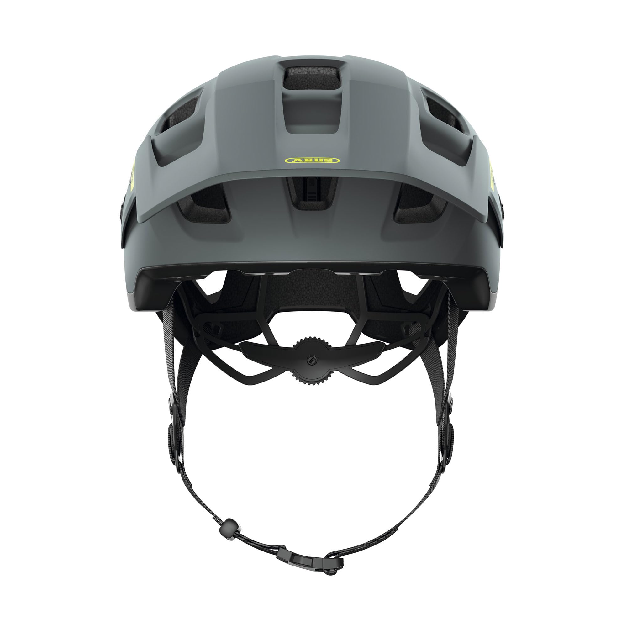 ABUS MoDrop Casco MTB, casco da bicicletta robusto con buona ventilazione per mountain bike, vestibilità personalizzata, per donna e uomo Grigio (concrete grey) S (51-55 cm​) | Tecnologia In-Mold, sistema di regolazione, supporto occhiali, apertura coda