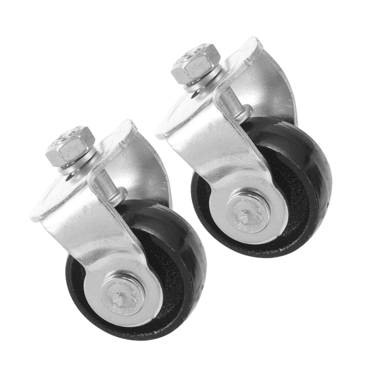 Angoily 10 Pcs Jack Caster Wheel Floor Jack Wheels Wheel for Floor Jack Heavy Duty Caster Wheels Replacement Jack Casters Wheels for Garage 2 Ton Floor Jack Wheel Car Steel Universal Wheel