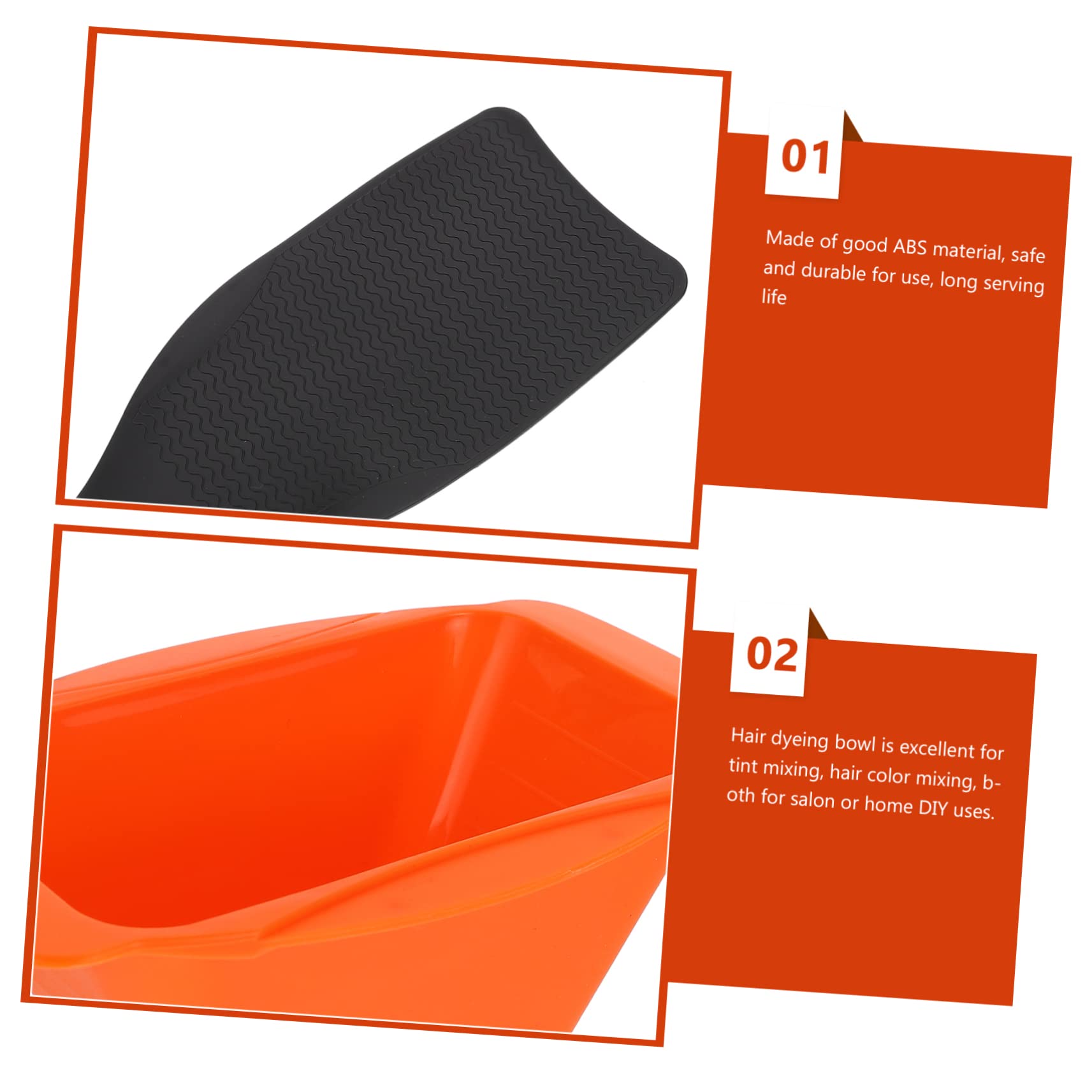 FOMIYES 4 Sets Haar-werkzeug-set Abs-material Färbeschale Mischbrett Für Den Salongebrauch