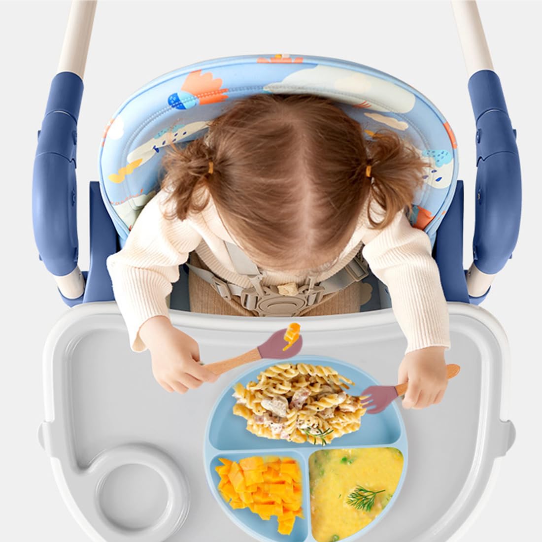 Set Posate Bambini 4 Pezzi - Cucchiai In Silicone Senza BPA Per Svezzamento - Foto 11