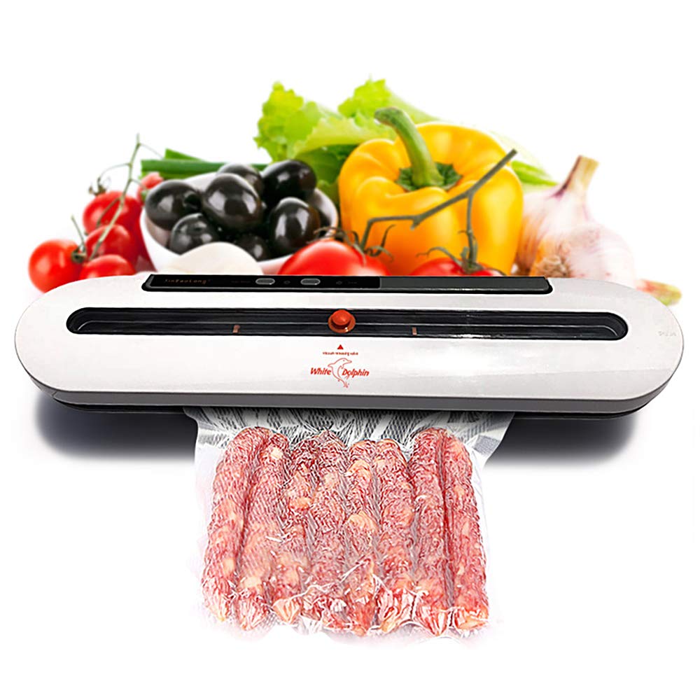 White Dolphin Vacuum Sealer, Automatic Vacuum Sealing System, Sous Vide