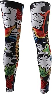 Xinzechen Compression Cycling Leg Warmers Flying Fish Size M