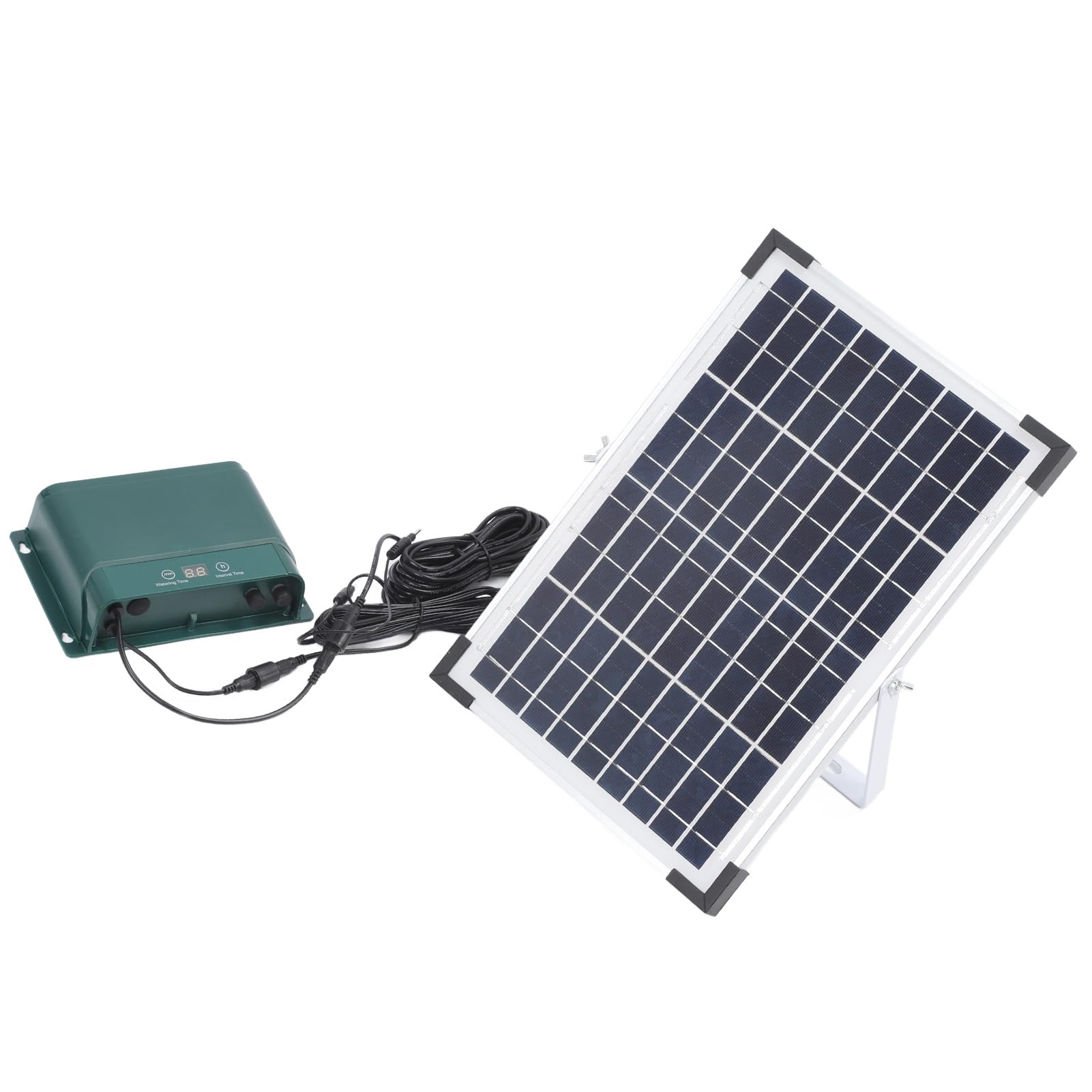 Kit di Irrigazione Solare Automatica a Goccia, di Giardinaggio Impermeabile Ad Energia Solare per Uso Interno Ed Esterno, Potenza 10 W, Ideale per Giardini e Balconi