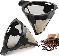 Vista 1 de Piezas de repuesto 2 filtros permanentes de café reutilizables, compatibles con cafetera Ninja CM305, CP301, CP307C, CM401