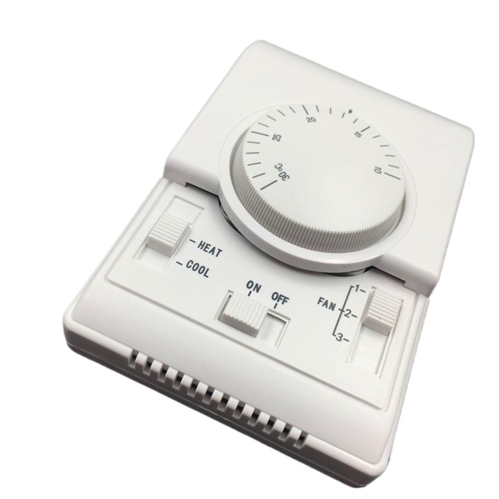 2 pezzi/lotto 220VAC Termostato meccanico for condizionatore d'aria centrale da stanza Ventilatore Regolatore di temperatura Caldo Freddo
