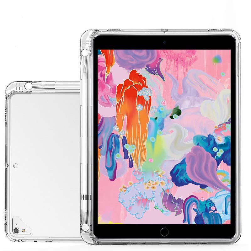 LIKECASE Soft Transparent Ultra-Thin TPU Slim-Fit Back Cover with (Pen Holder) for Ipad Air 3 2019 10.5 (3rd Generation) (Transparent) (B0BQJ2X56R) Amazon Price History, Amazon Price Tracker