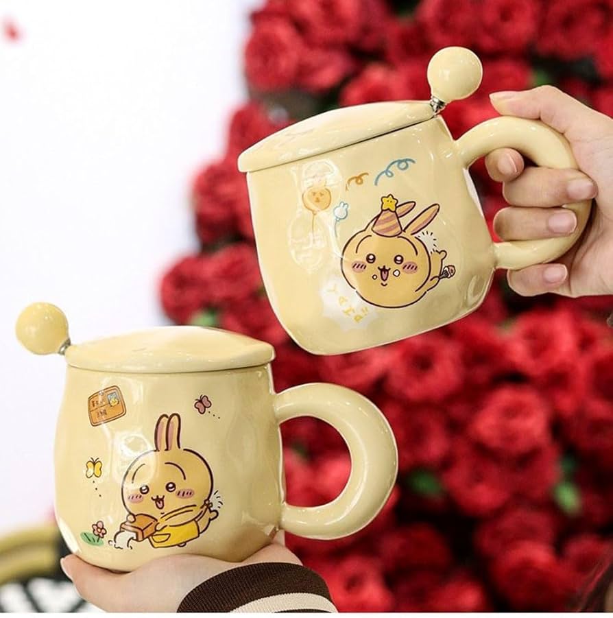 Amazon.co.jp: Kwueiitかわ うさぎ マグカップ マグカップ 萌えグッズ