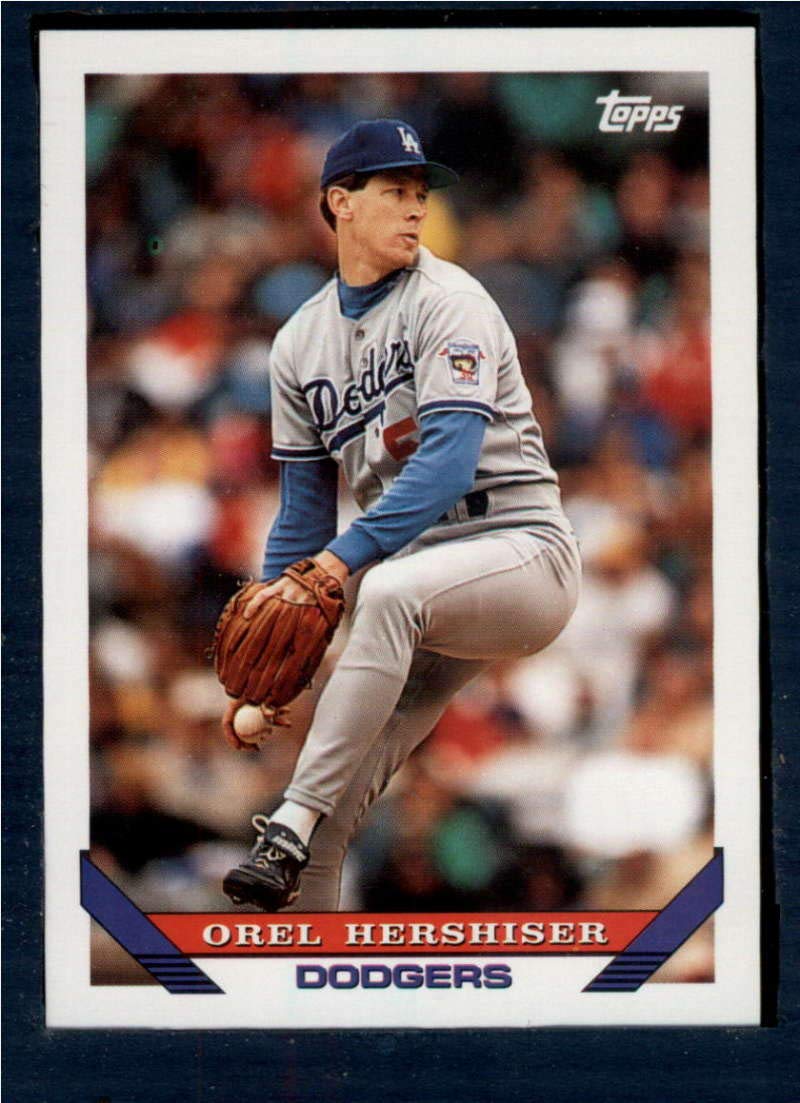 Amazon.com: 1993 Topps #255 Orel Hershiser NM-MT Los Angeles