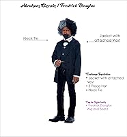 Vista 7 de California Costumes niños Abraham Lincoln/Frederick Douglass