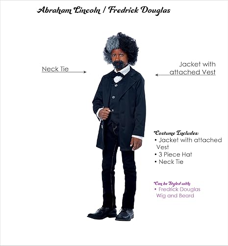 Miniatura 7 de California Costumes niños Abraham Lincoln/Frederick Douglass