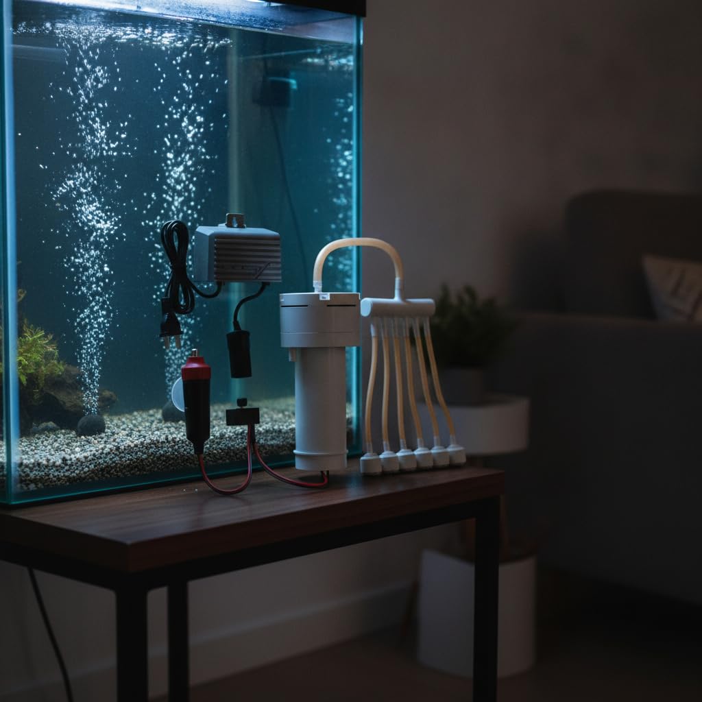 Pompe Aquarium 12V, Filtre Intérieur Aquarium, Bulleur Aquarium Silencieux | Pompe à Air électrique Portable, Circulation d'eau Purifiée, Compresseur 12V pour Pêche & Véhicule