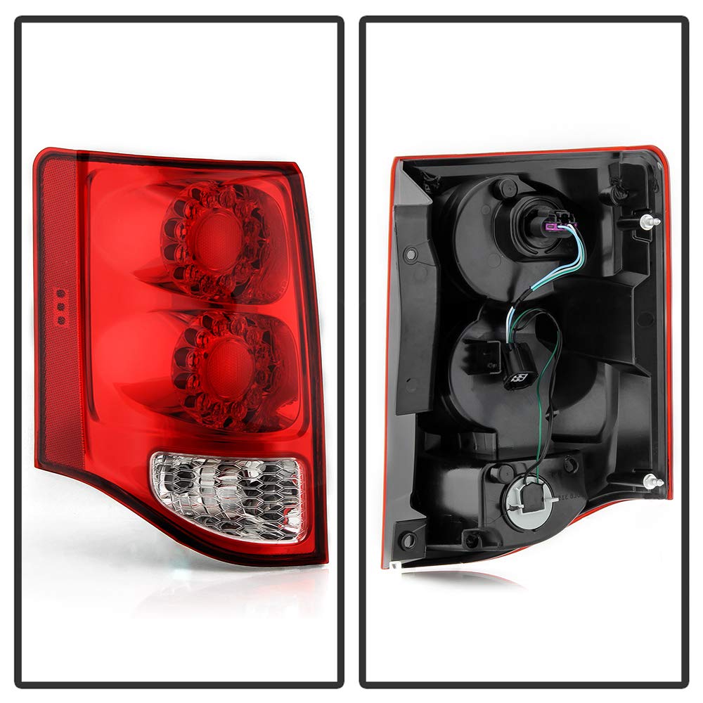 ACANII - For 2011-2020 Dodge Grand Caravan Factory LED Tail Light Brake Lamp Assembly Replacement Rear Left Driver Side