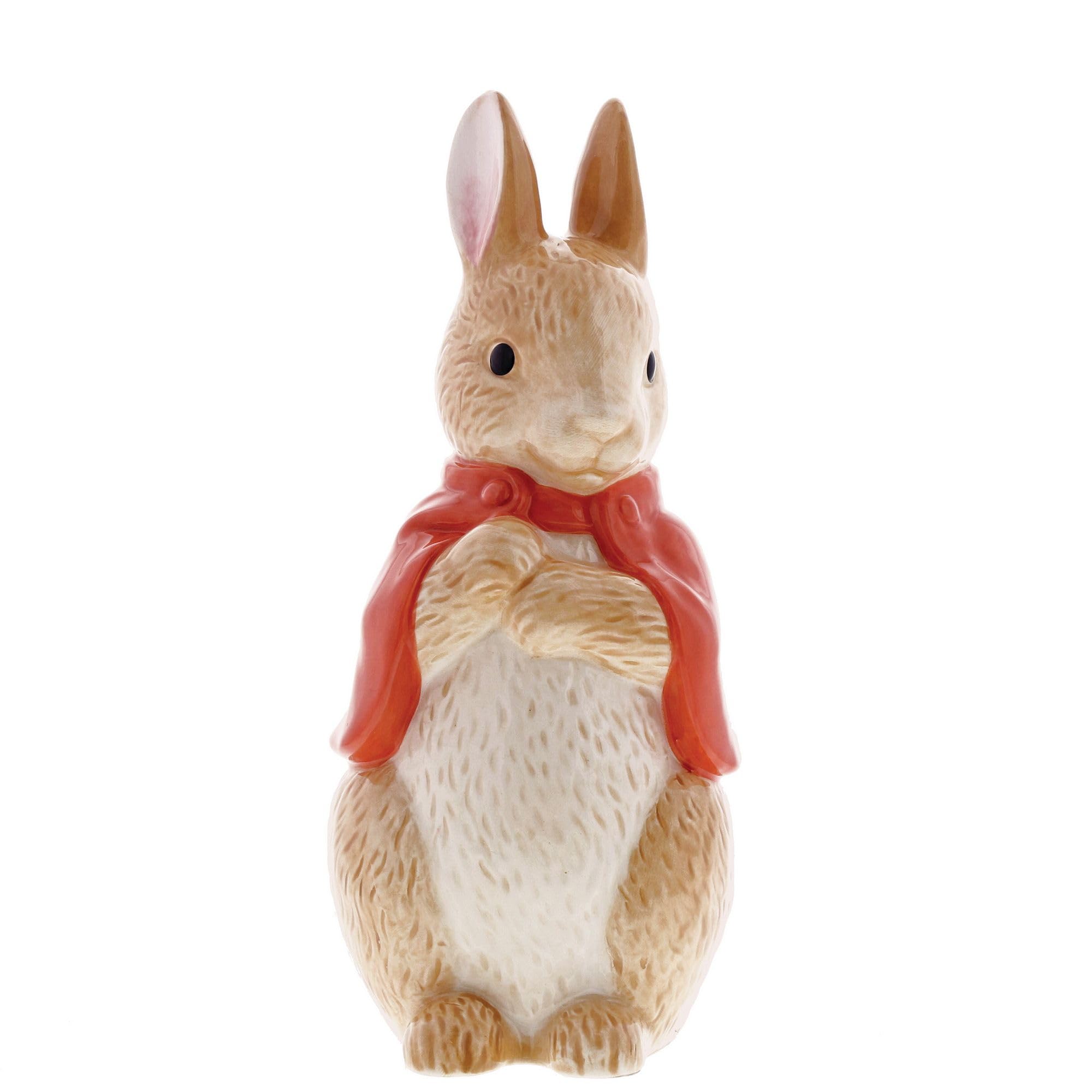 Enesco Porcelain White Beatrix Potter Flopsy Sculpted Money Bank Money Bank